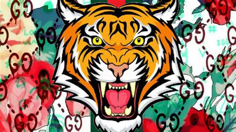 gucci border|gucci tiger background.